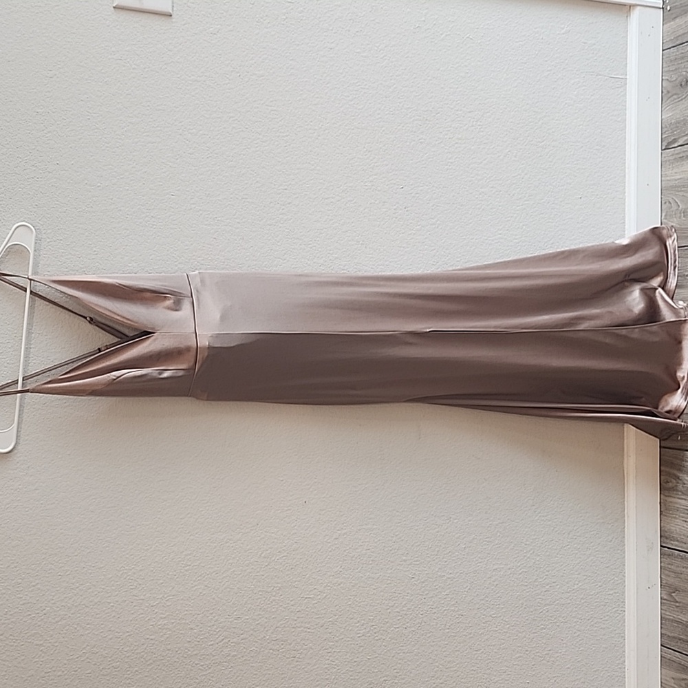 Gold formal dress